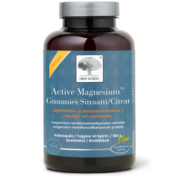 Active Magnesium Gummies Sitraatti