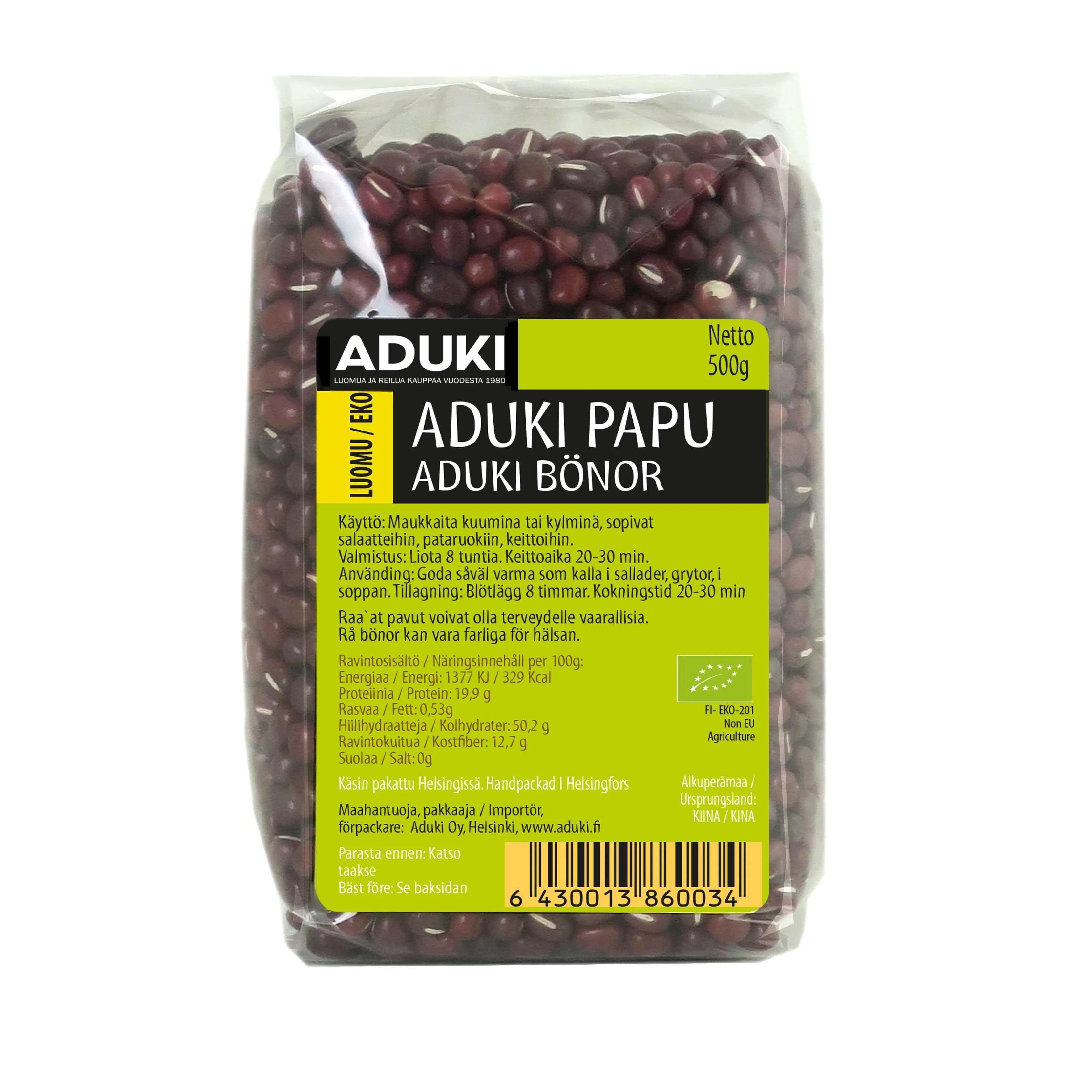Aduki Luomu Adukipapu