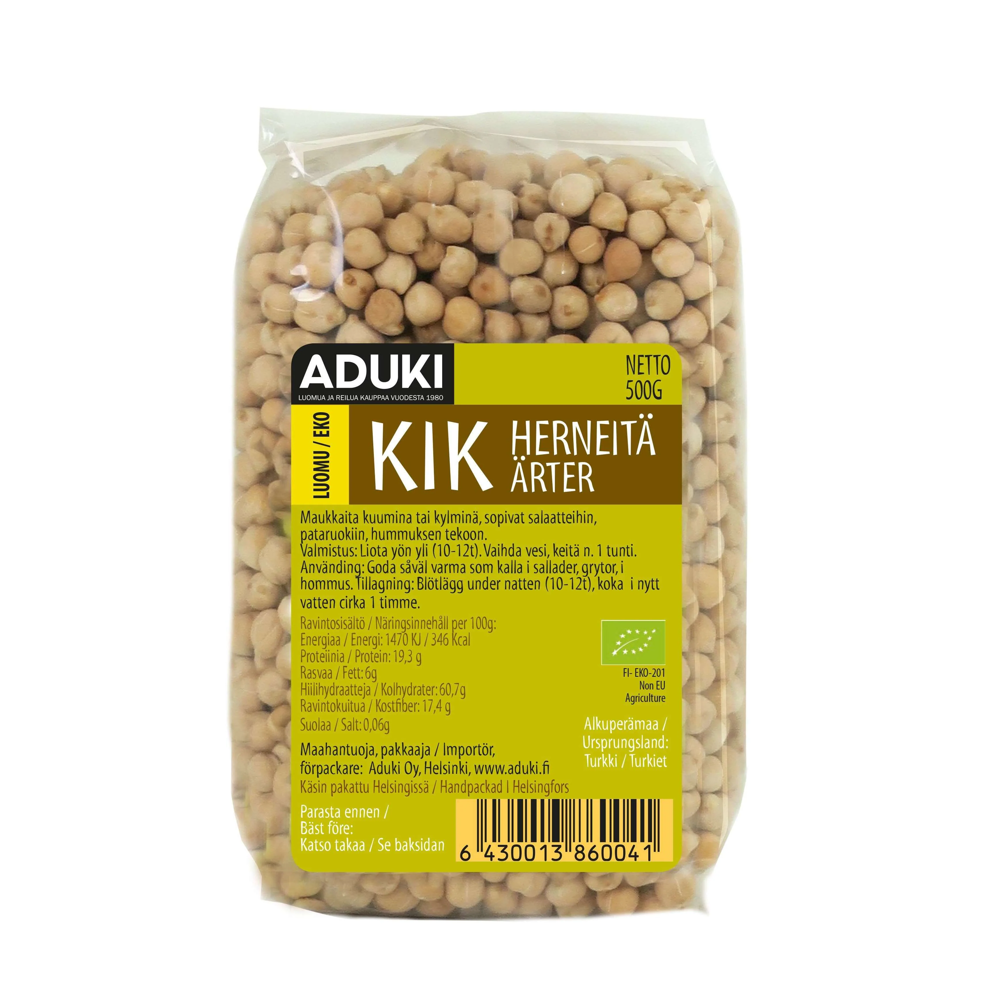 Aduki Luomu Kikherne