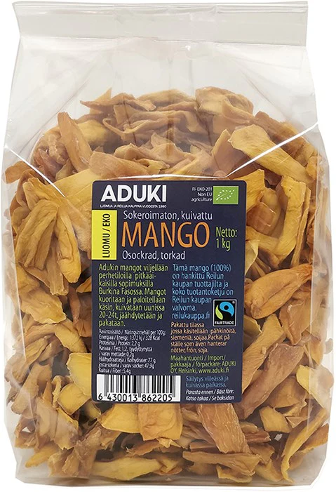 Aduki Luomu Kuivattu Mango - Image 2