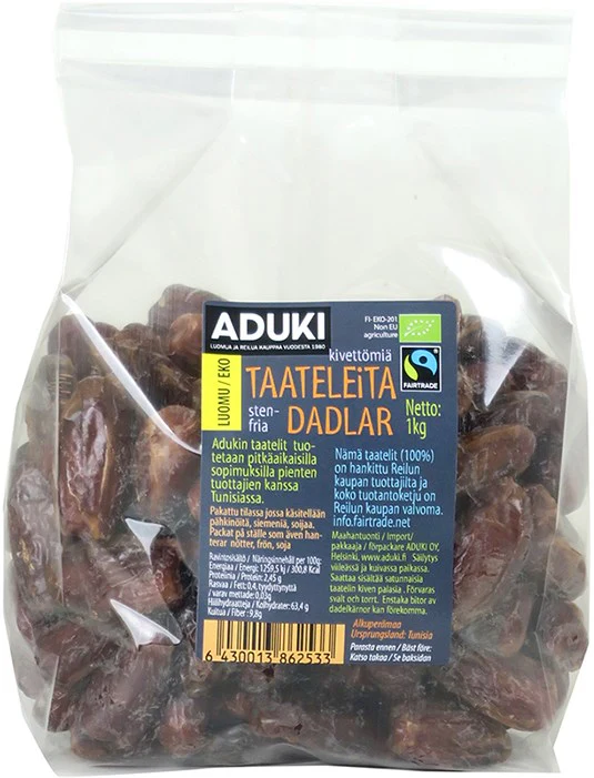Aduki Luomu Kuivattu Taateli - Image 2
