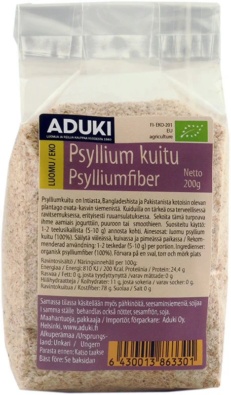Aduki Luomu Psyllium