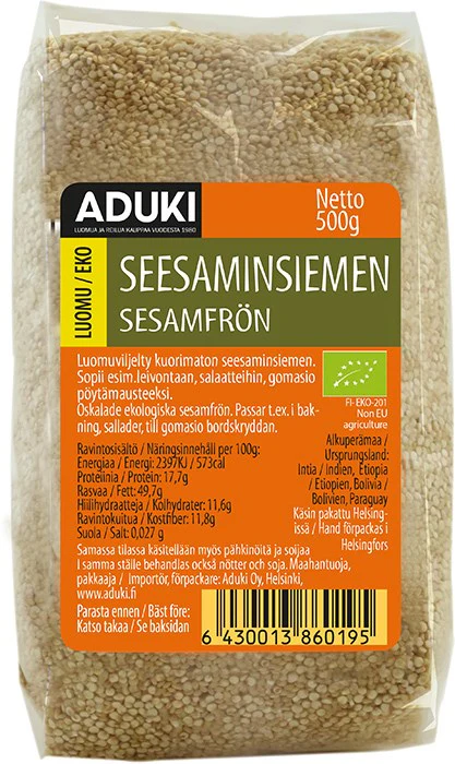 Aduki Luomu Seesaminsiemen - Image 2