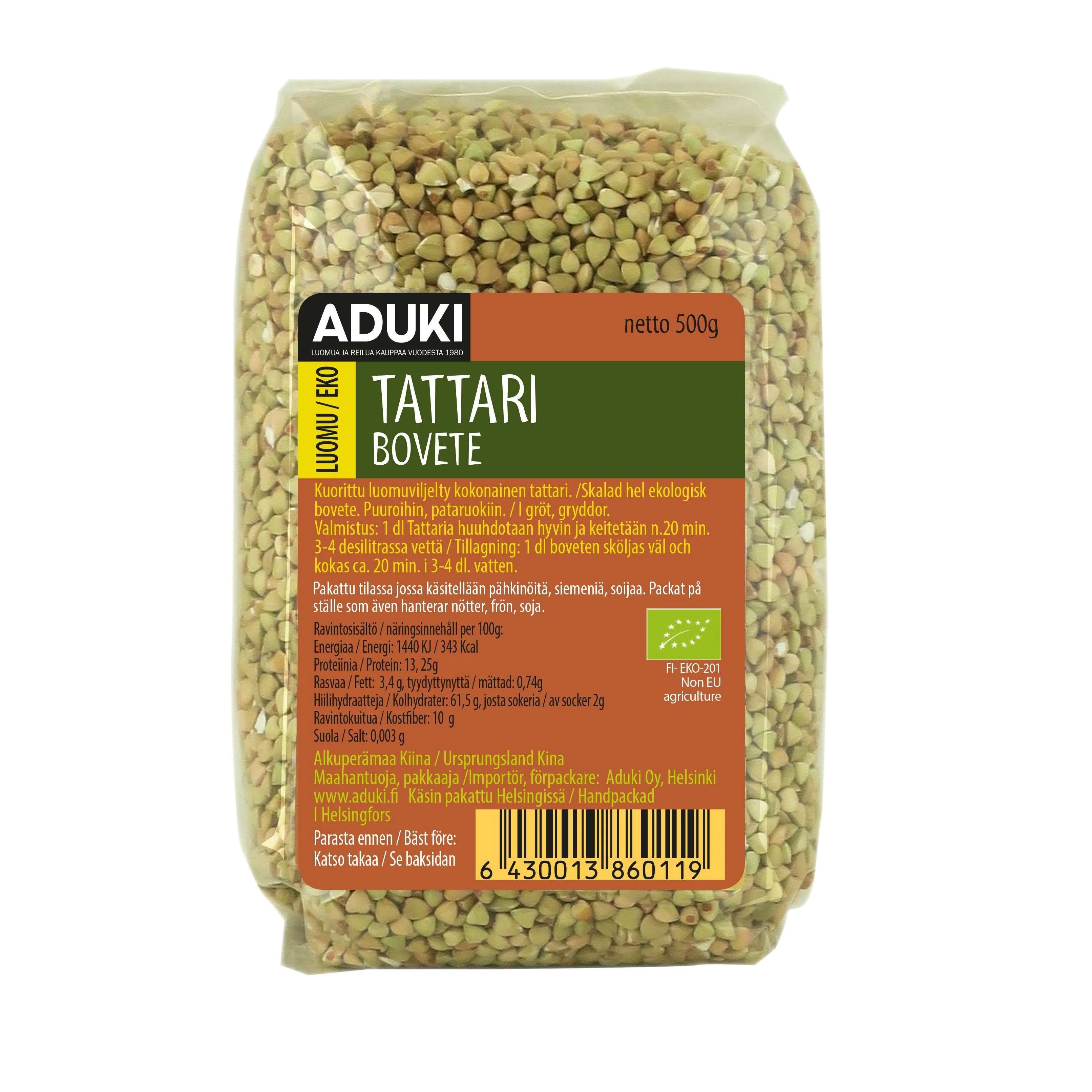 Aduki Luomu Tattari