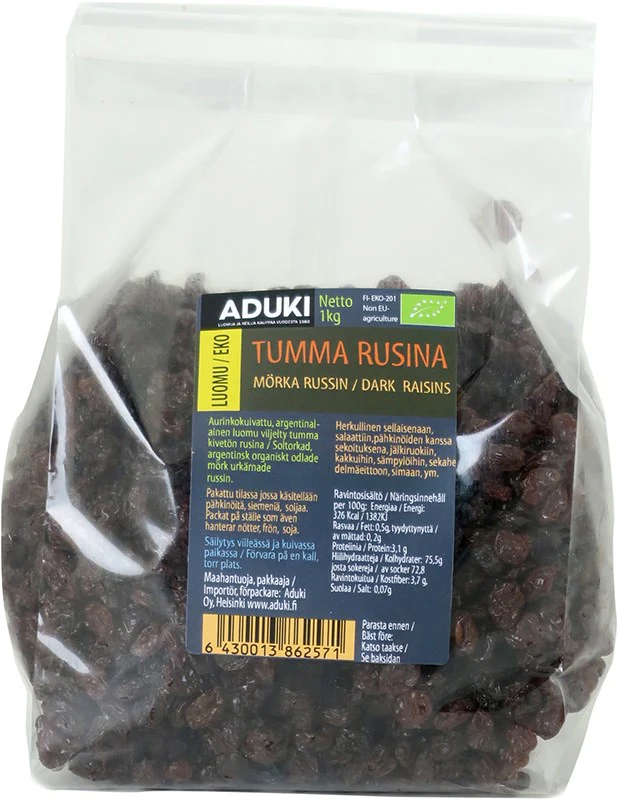 Aduki Luomu Tumma Rusina - Image 2