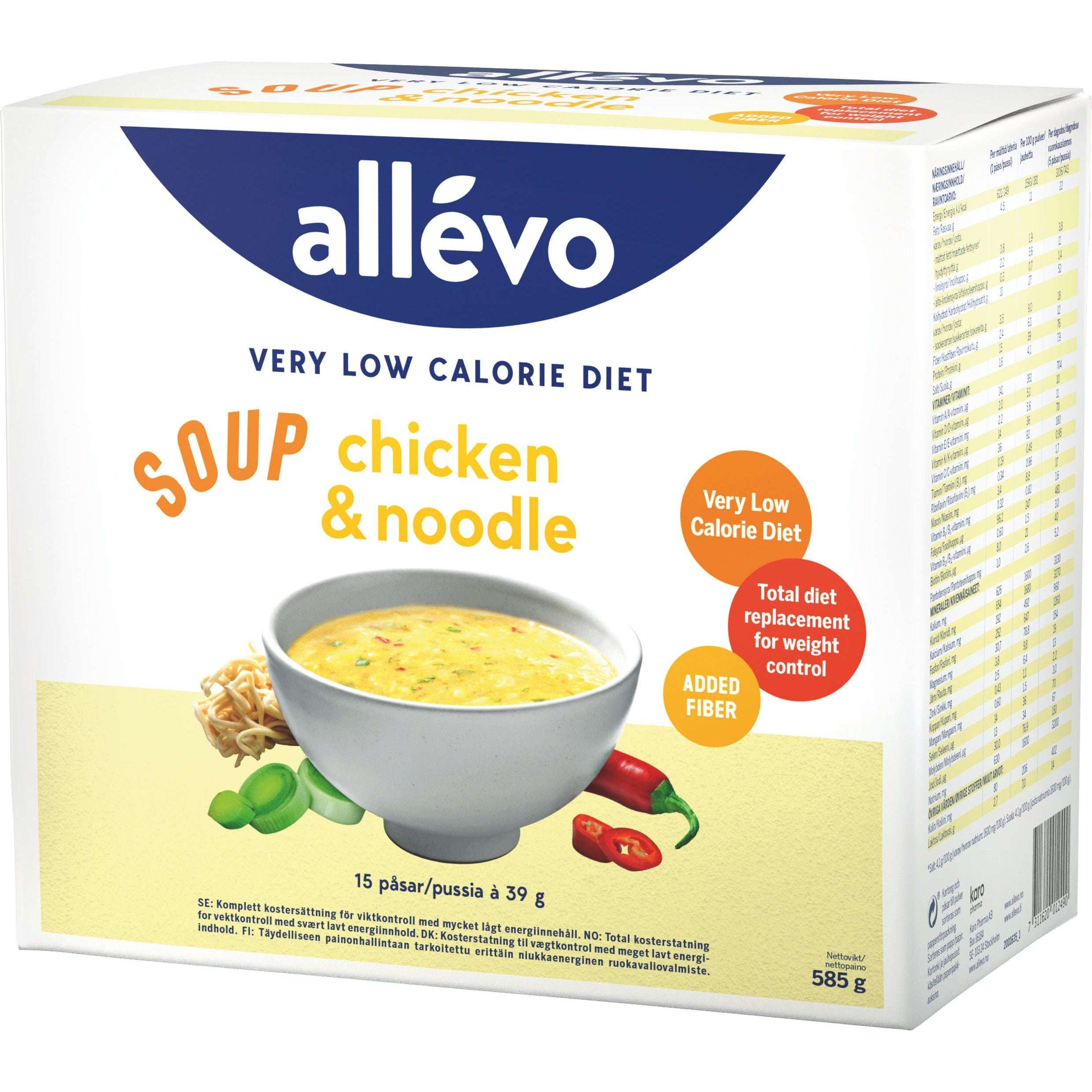 Allevo VLCD Keitto Kananuudeli