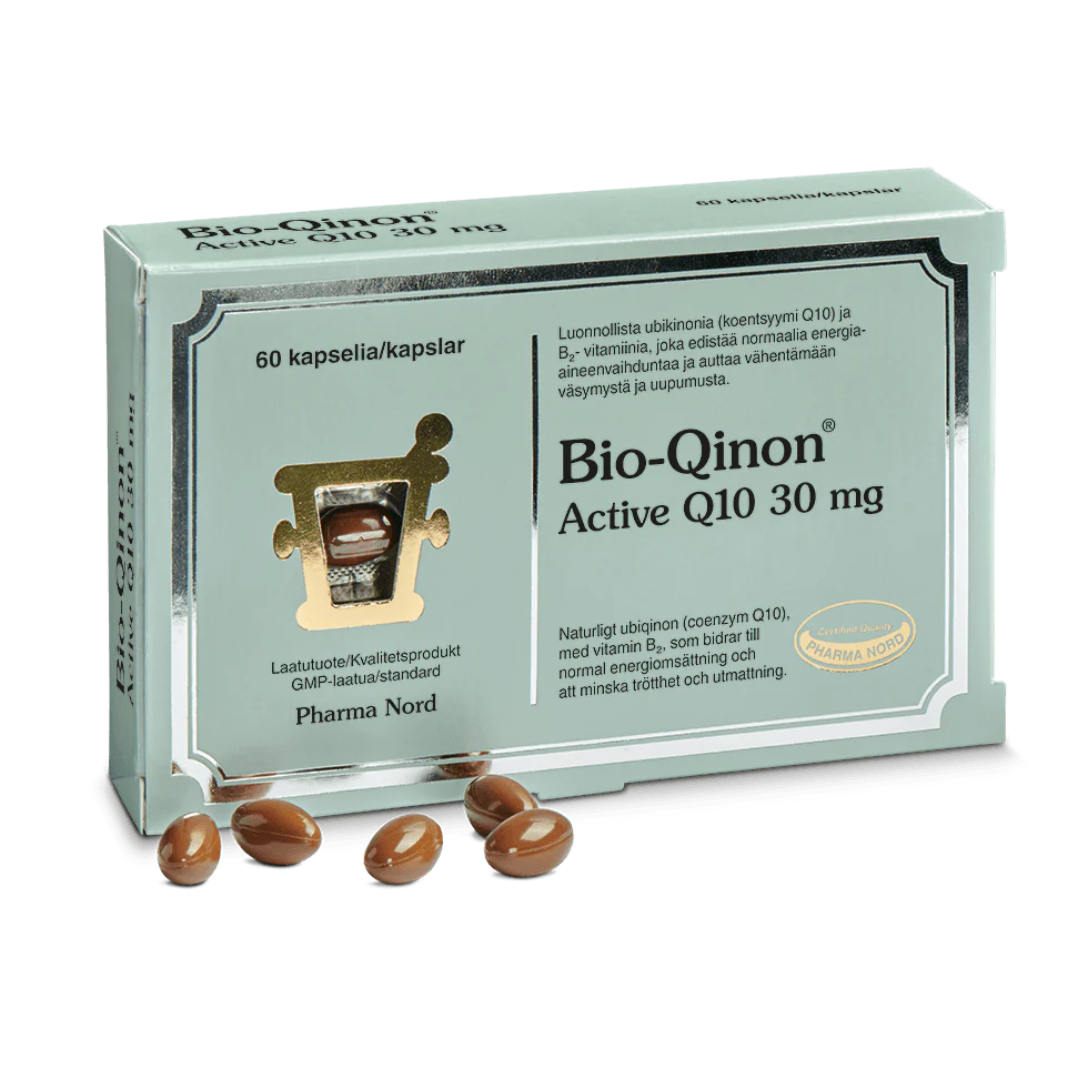 Bio-Qinon Q10, 30 mg, 60 kaps (Parasta ennen 31.05.2026)