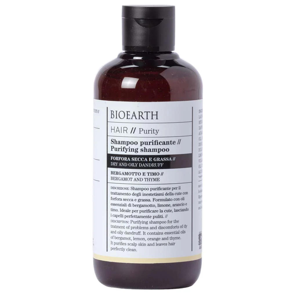Bioearth HAIR 2.0 Puhdistava hilseshampoo