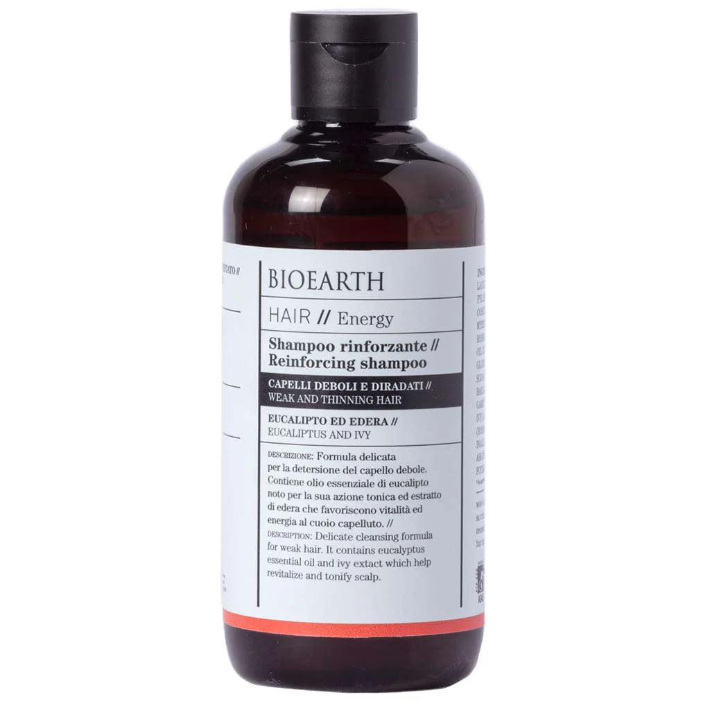Bioearth HAIR 2.0 Shampoo ohuille ja oheneville hiuksille