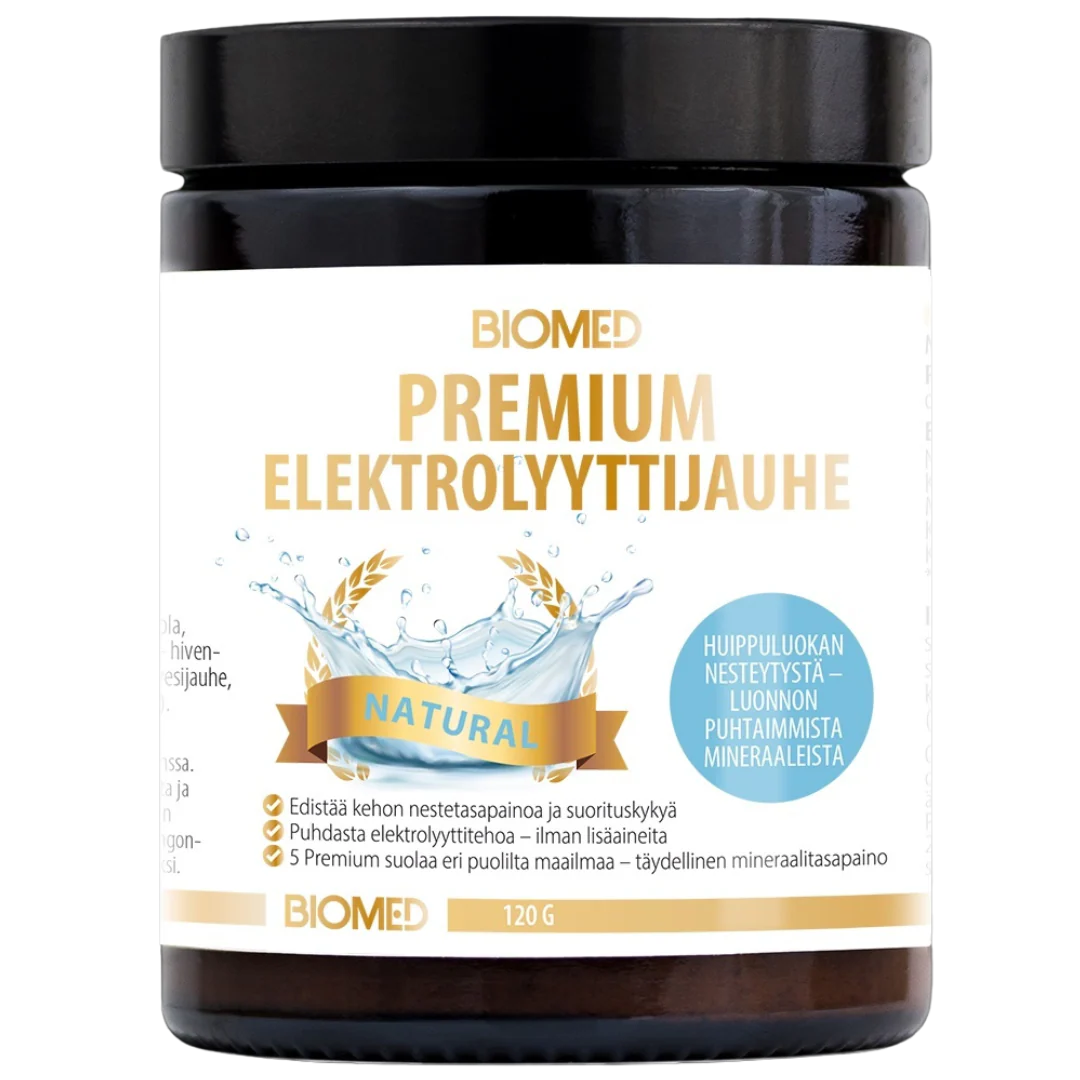 Biomed Premium Elektrolyyttijauhe Natural