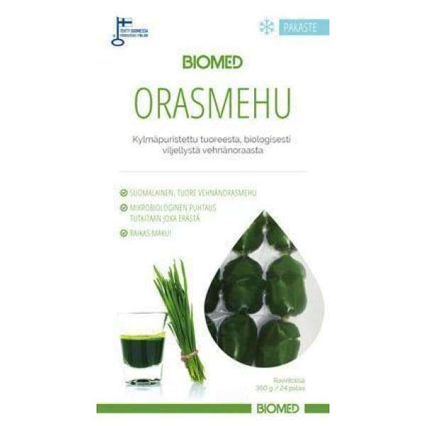 Biomed Vehnäorasmehu jääpalat