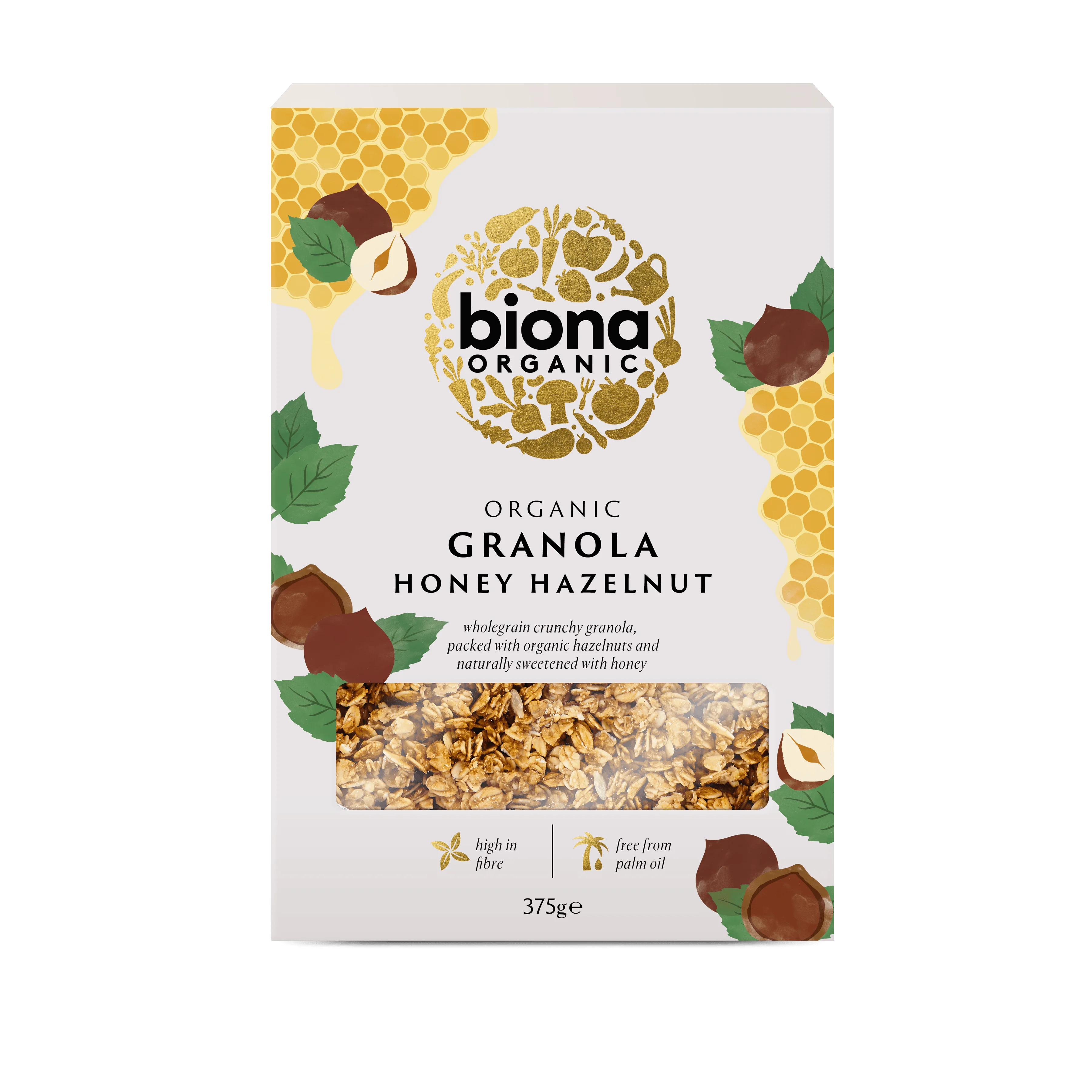 Biona Luomu Hunaja & Hasselpähkinä Granola