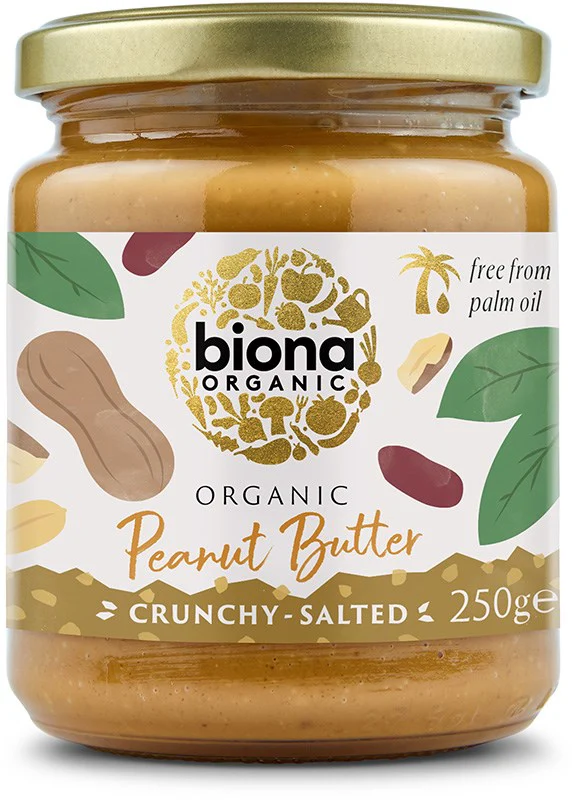 Biona Luomu Maapähkinävoi Crunchy