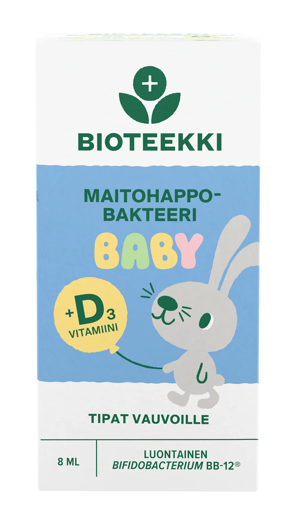 Bioteekki Maitohappobakteeri Baby + D3 Tipat