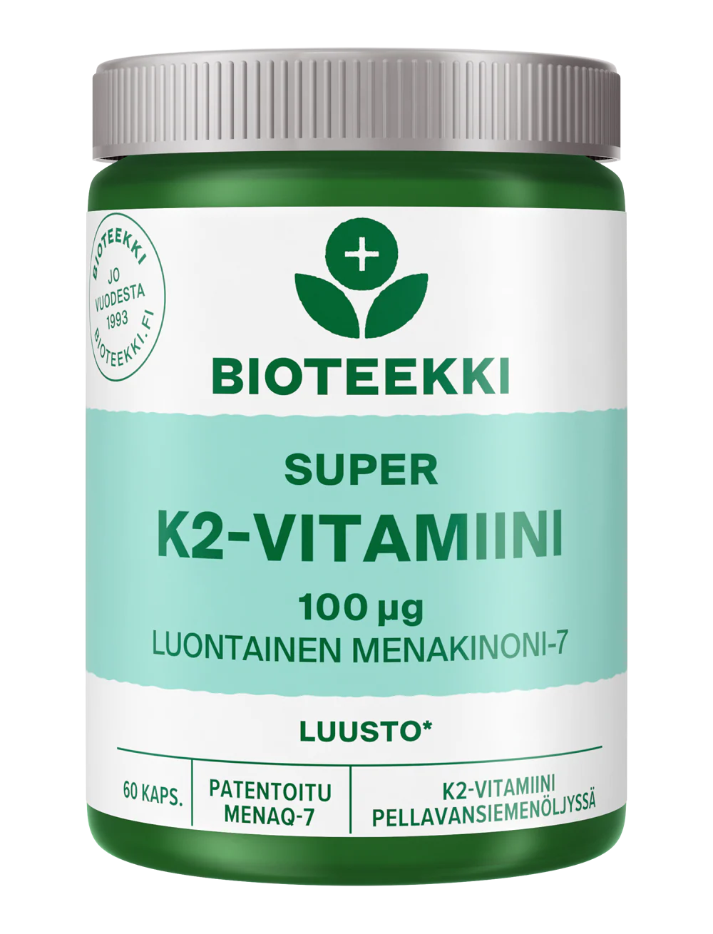 Bioteekki Super K2-vitamiini