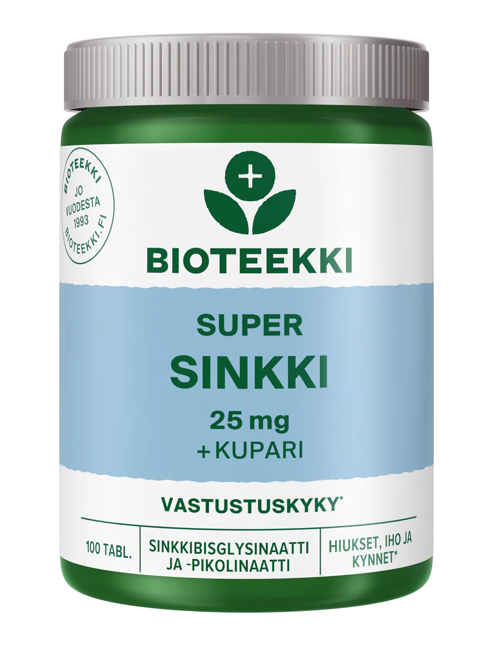 Bioteekki Super Sinkki 25 mg