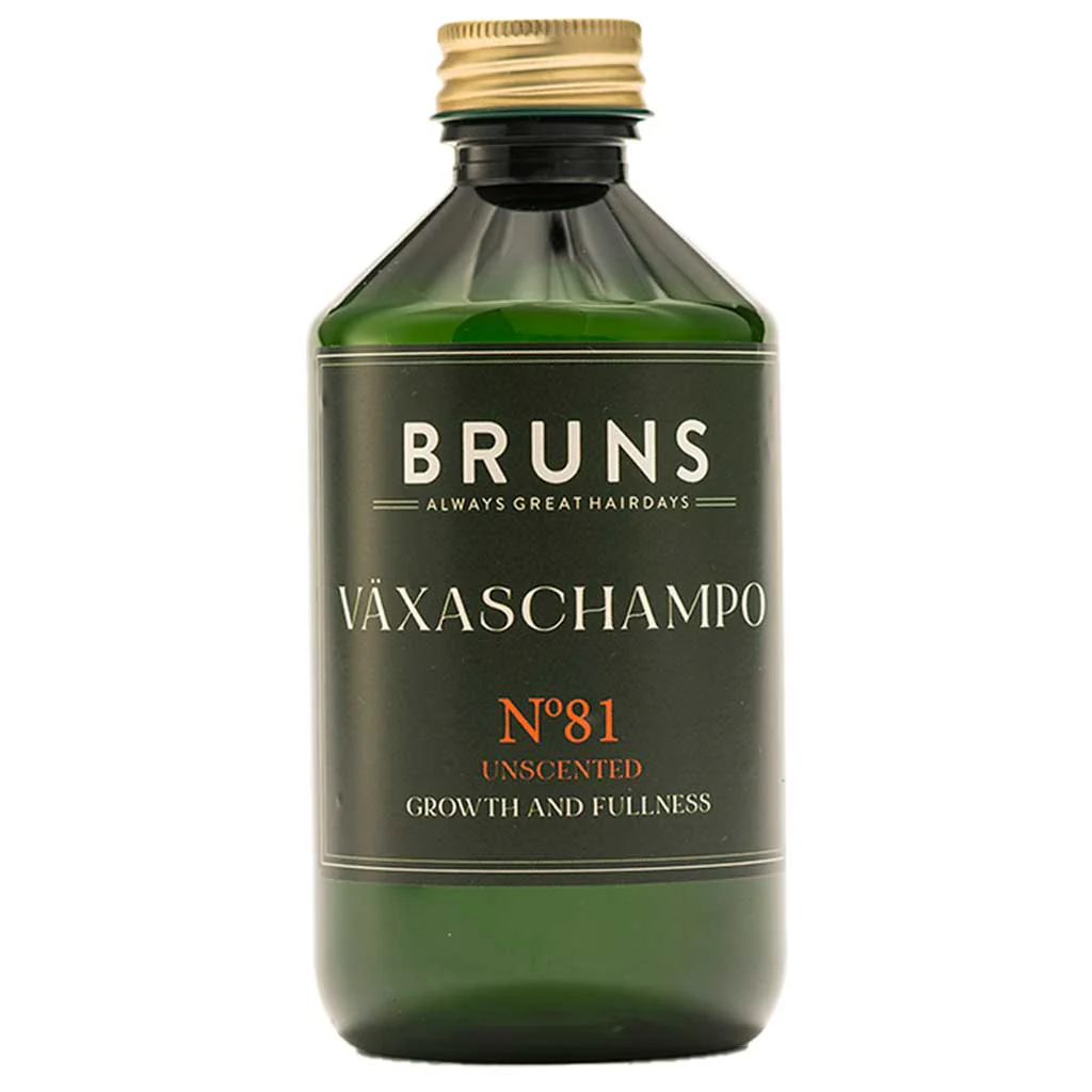 BRUNS Products Nº81 VÄXASCHAMPO Hiusten kasvua edistävä shampoo