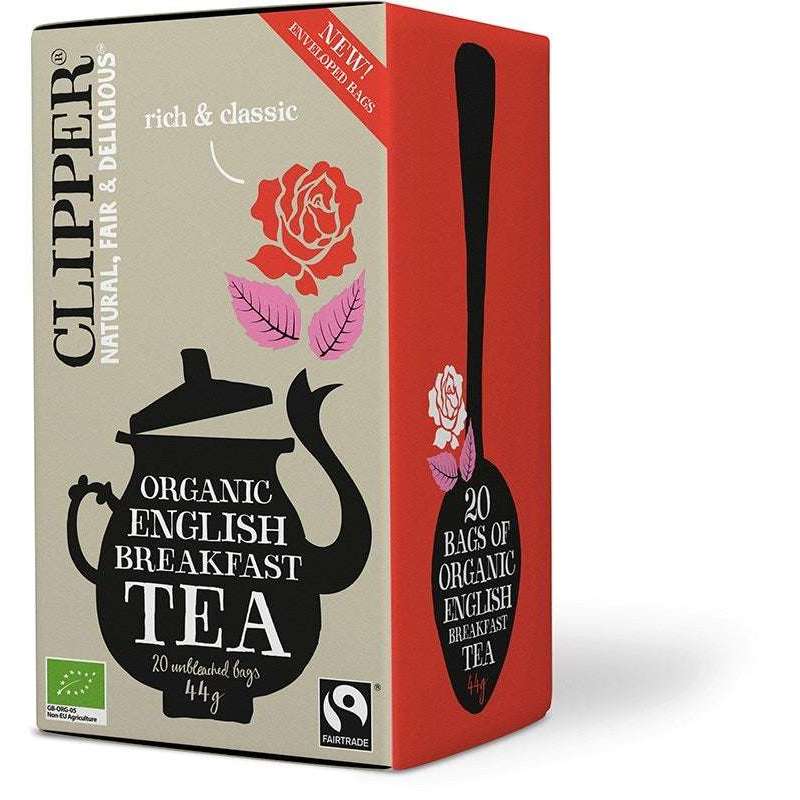 Clipper Luomu Musta tee English Breakfast