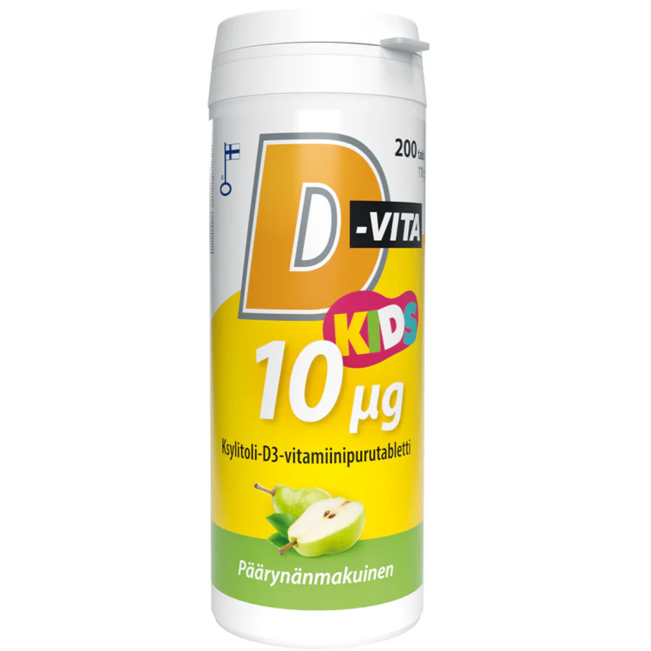D-Vita 10 µg Kids Päärynä