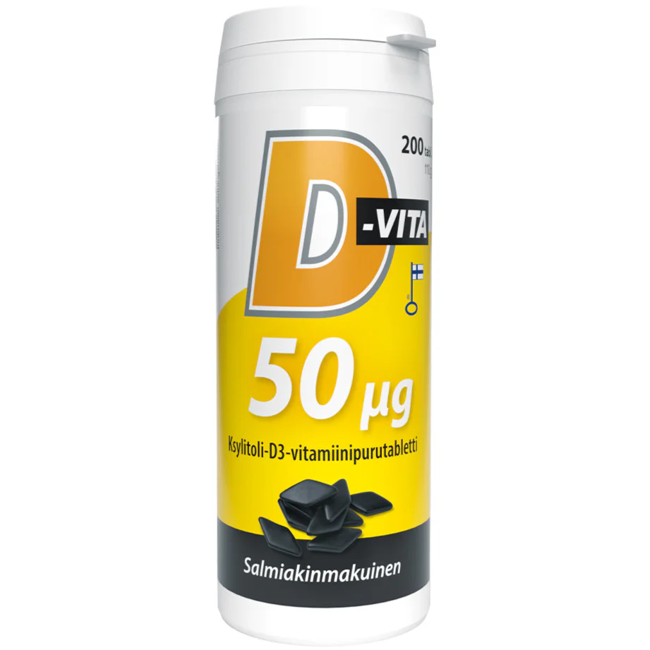 D-Vita 50 µg Salmiakki