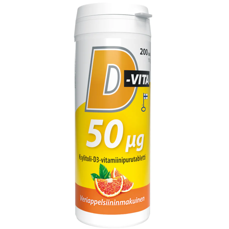 D-Vita 50 µg Veriappelsiini - Image 2