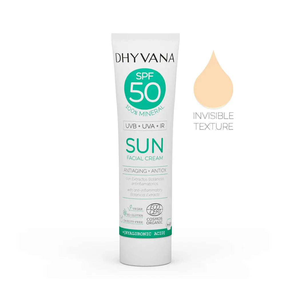 Dhyvana SUN Sävytön aurinkovoide SK50