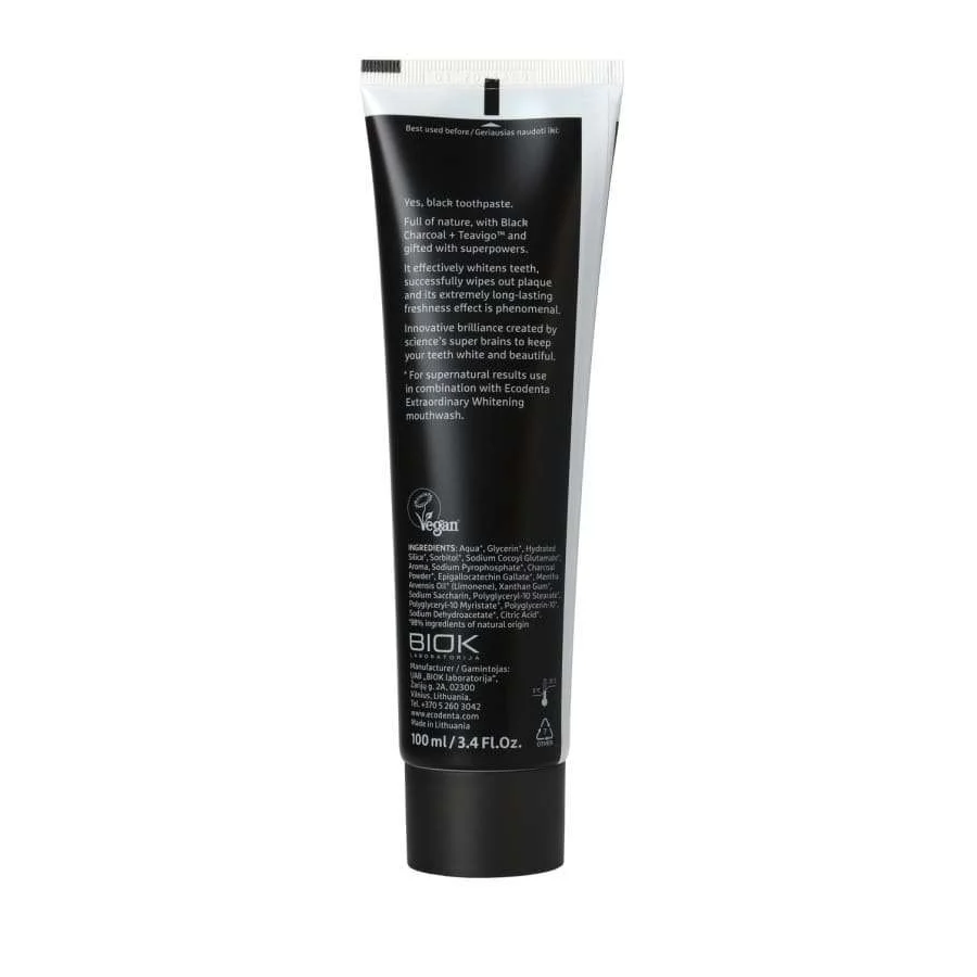Ecodenta Black Whitening Valkaiseva Hammastahna - Image 3