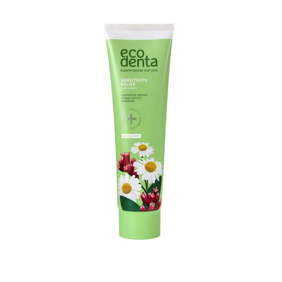 Ecodenta Sensitivity Relief Herkkien Hampaiden Fluorihammastahna - Image 3