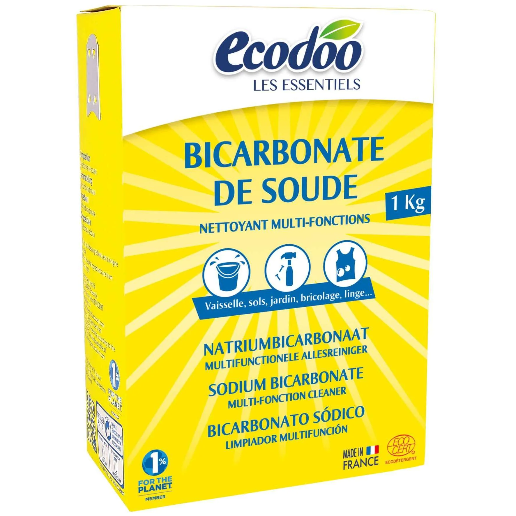 Ecodoo Ruokasooda Puhdistusaineeksi