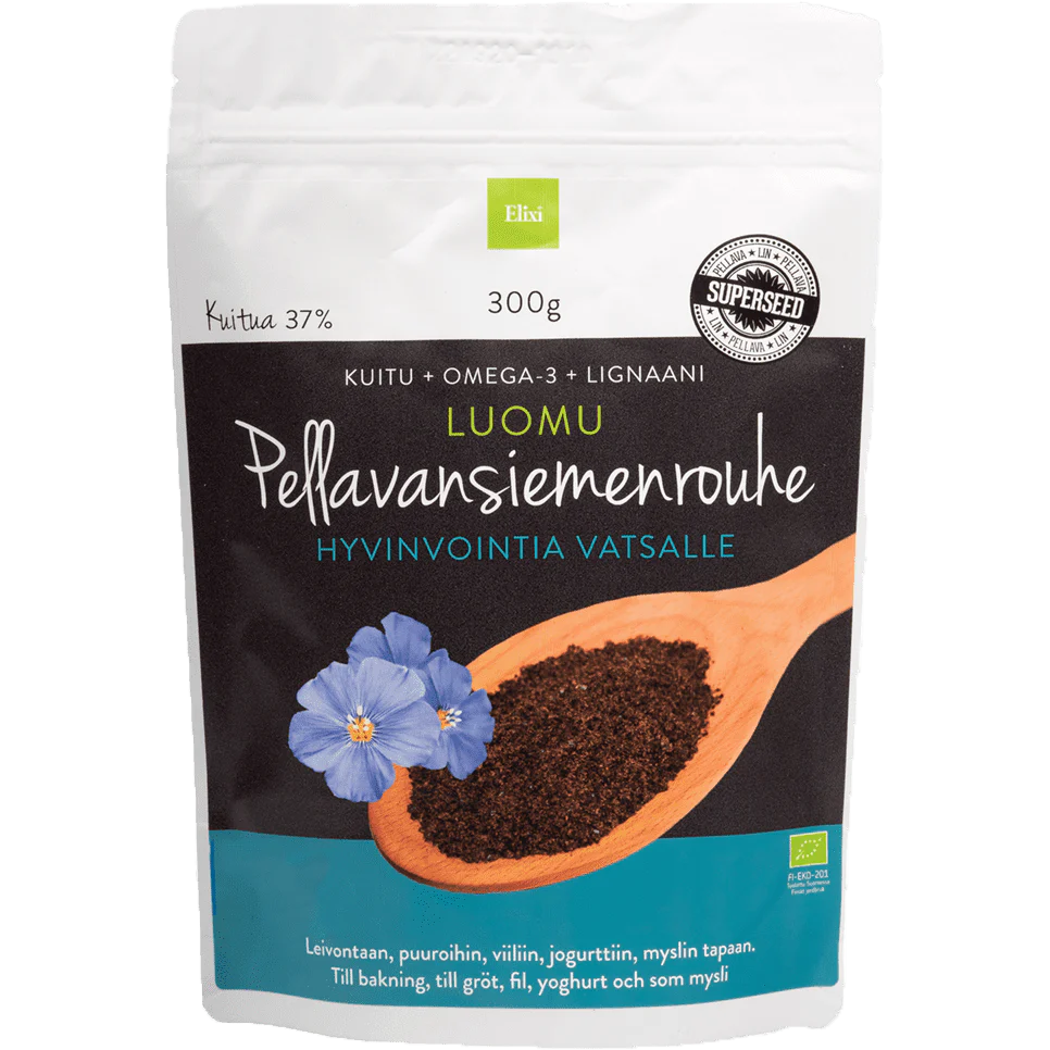 Elixi Luomu Pellavansiemenrouhe
