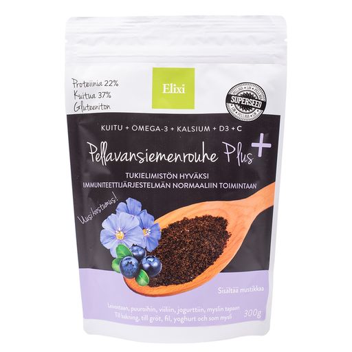 Elixi Pellavansiemenrouhe Plus