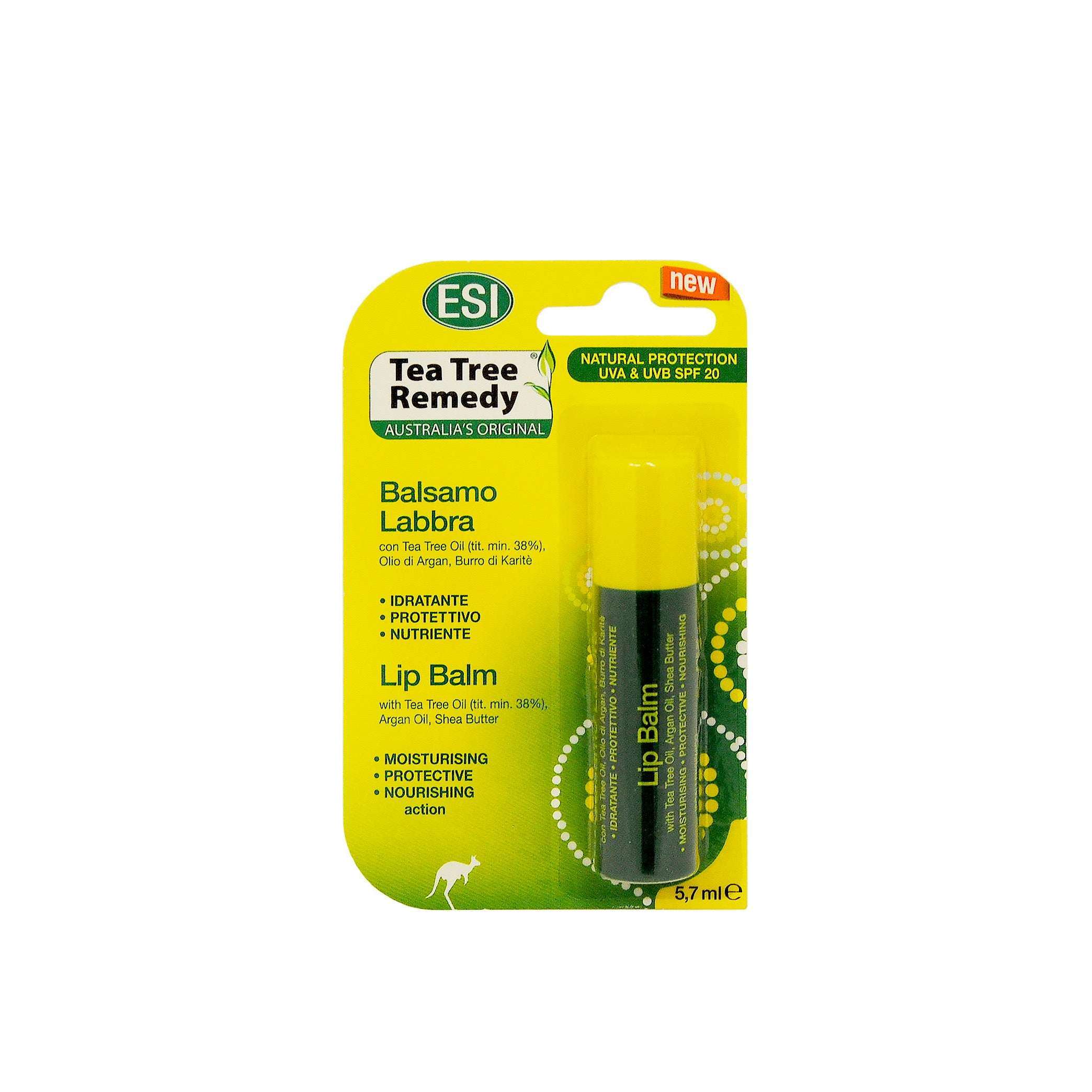 ESI Tea Tree Remedy Huulivoide SPF20