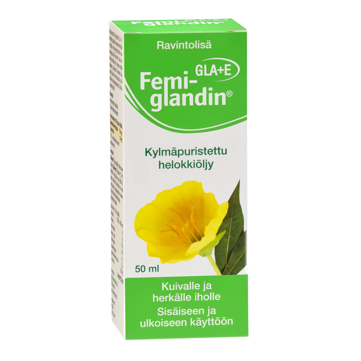 Femiglandin GLA+E Helokkiöljy - Image 2