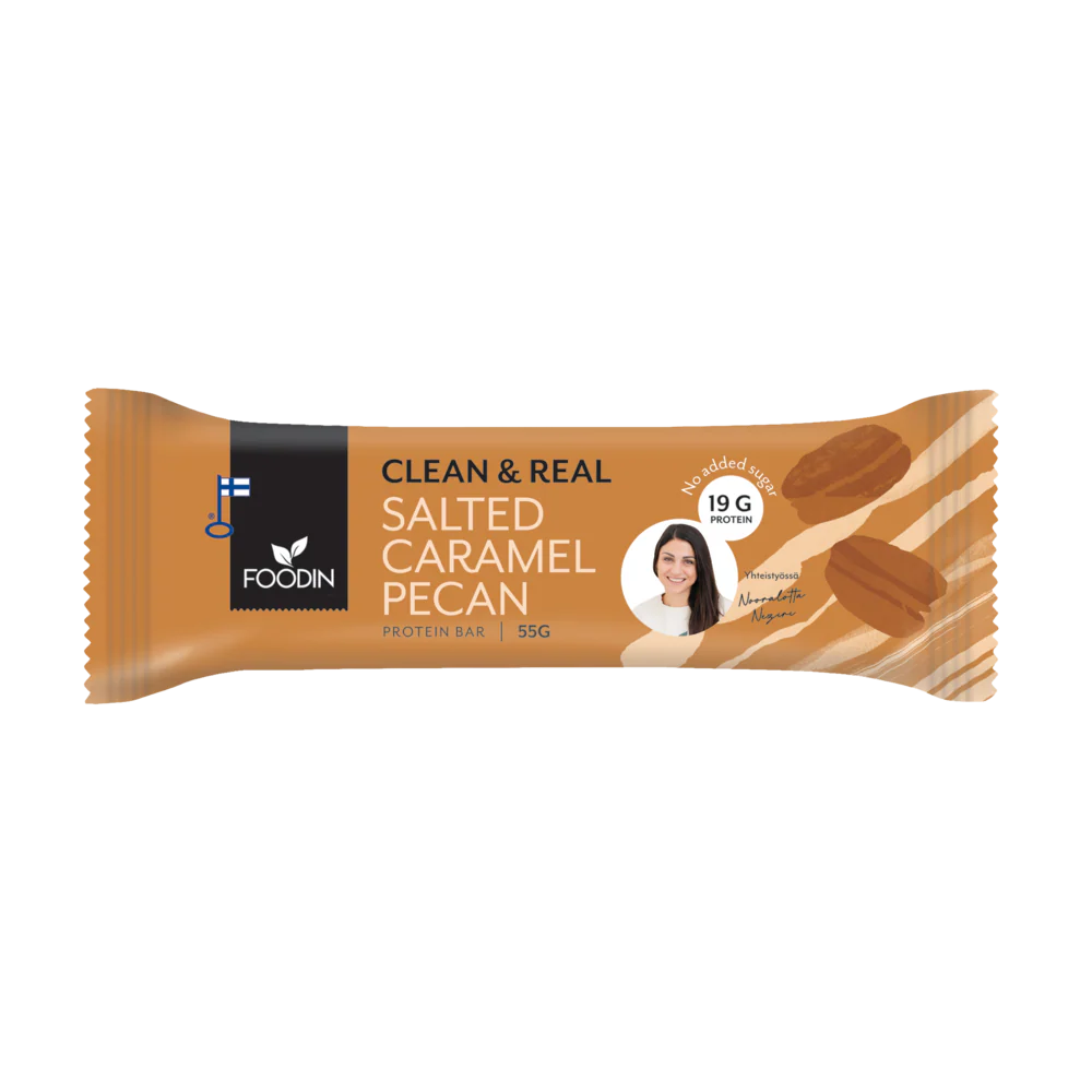 Foodin Clean & Real Protein Bar Salted Caramel Pecan