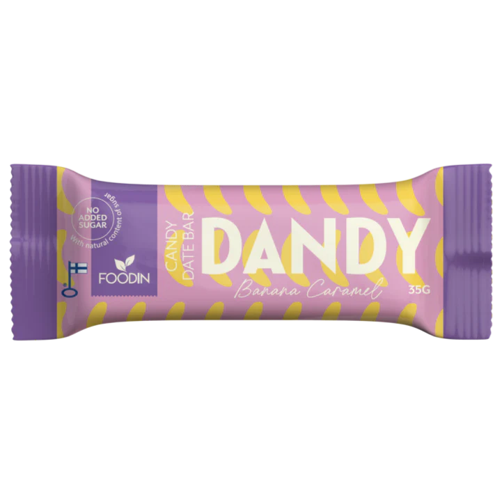 Foodin Dandy Candy Date Bar Banana Caramel (Parasta ennen 31.05.2026)