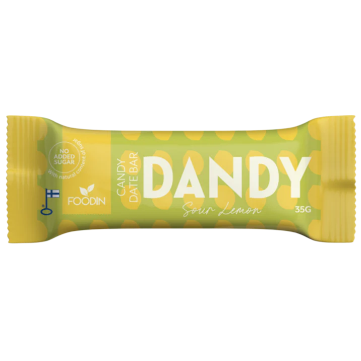 Foodin Dandy Candy Date Bar Sour Lemon