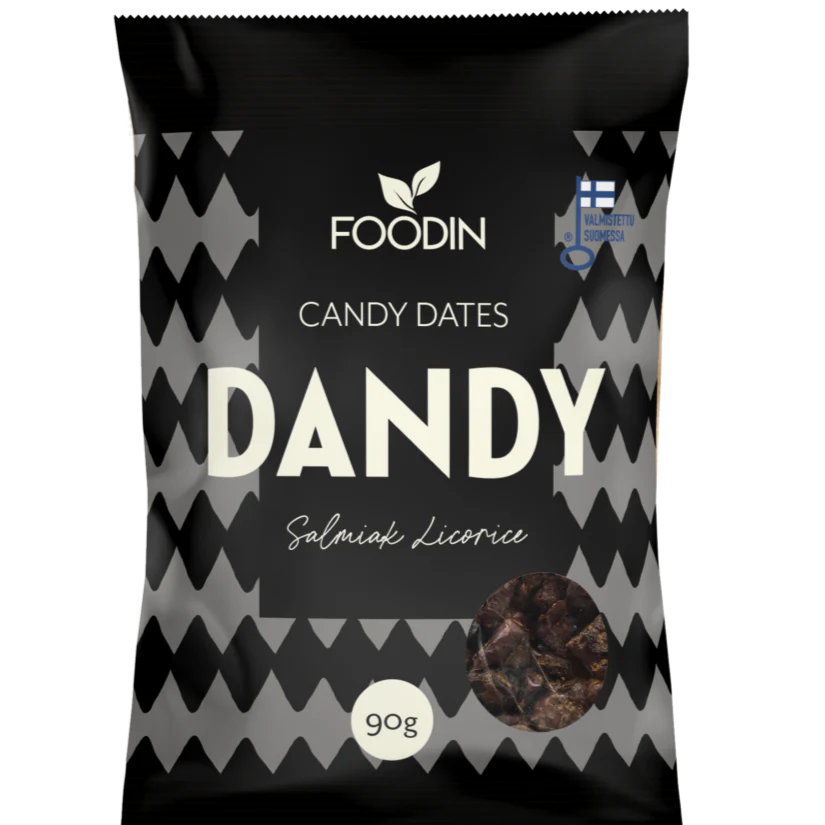 Foodin Dandy Candy Dates Salmiak Liquorice