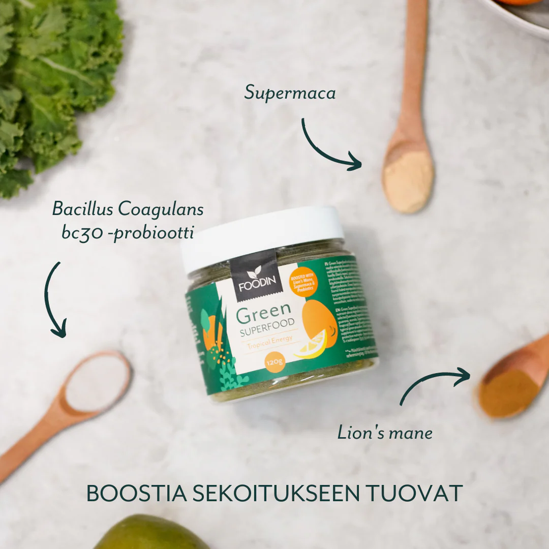 Foodin Green Superfood Tropical Energy - Image 3