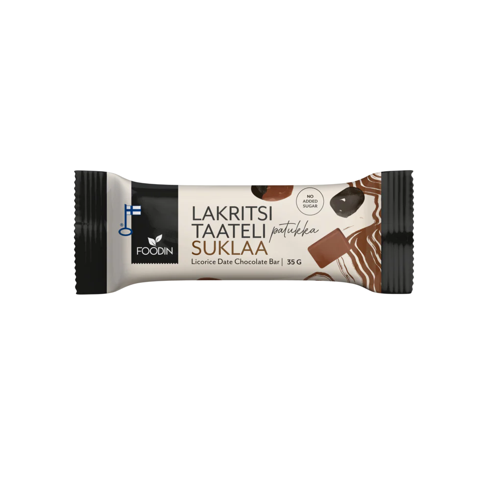 Foodin Lakritsitaatelipatukka Suklaa