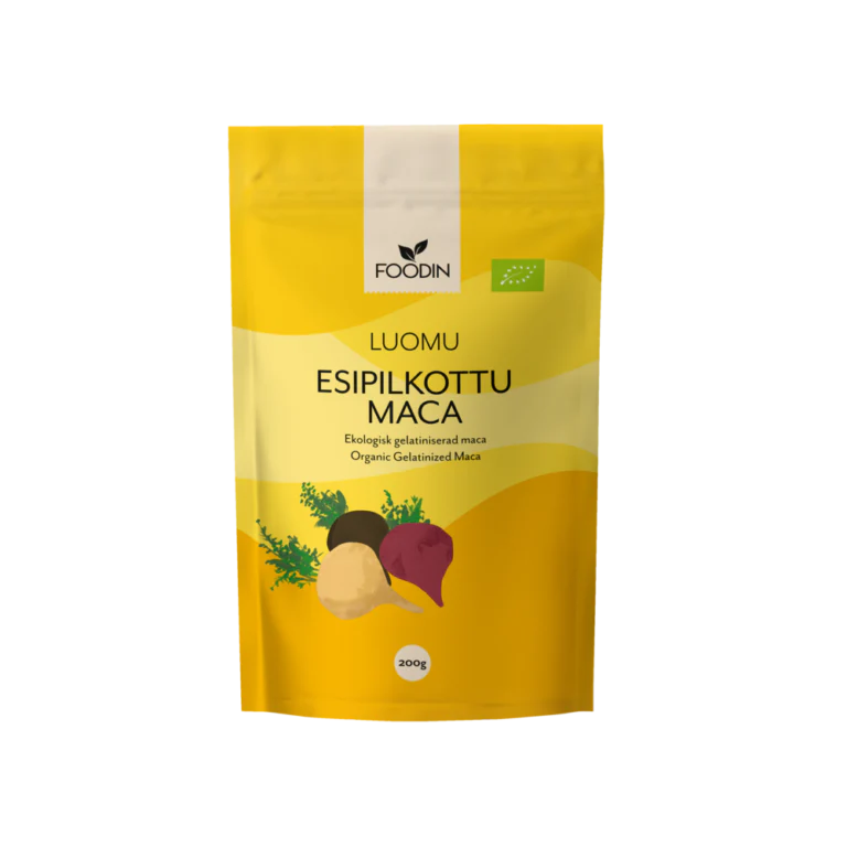 Foodin Luomu Esipilkottu Maca-jauhe
