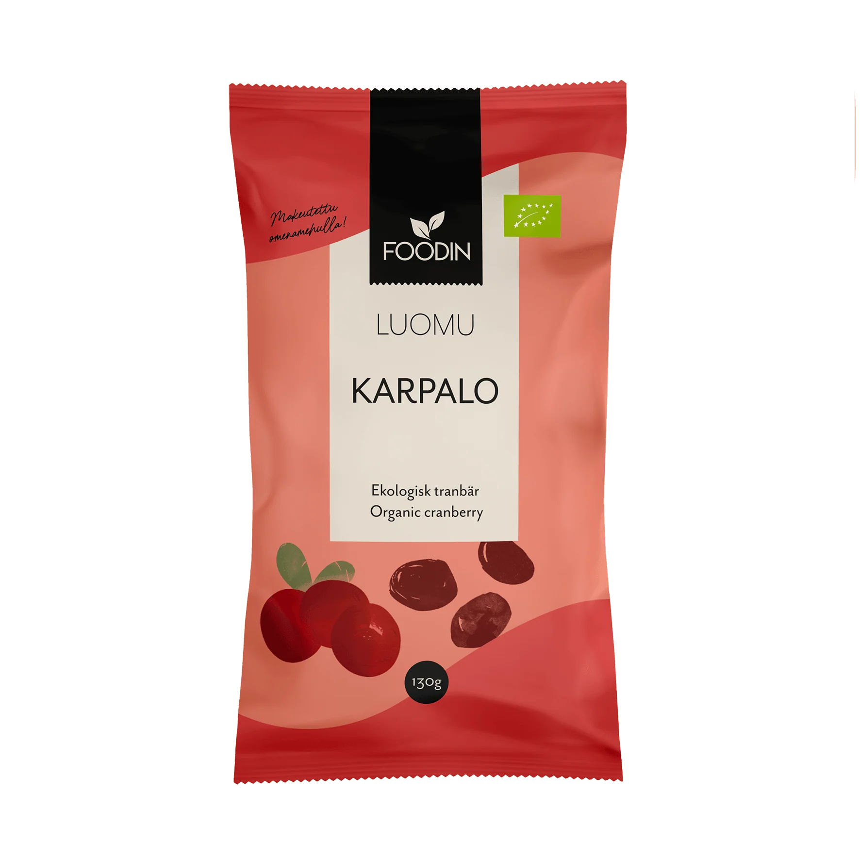 Foodin Luomu Kuivattu Karpalo