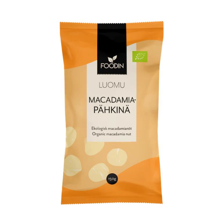 Foodin Luomu Macadamiapähkinä