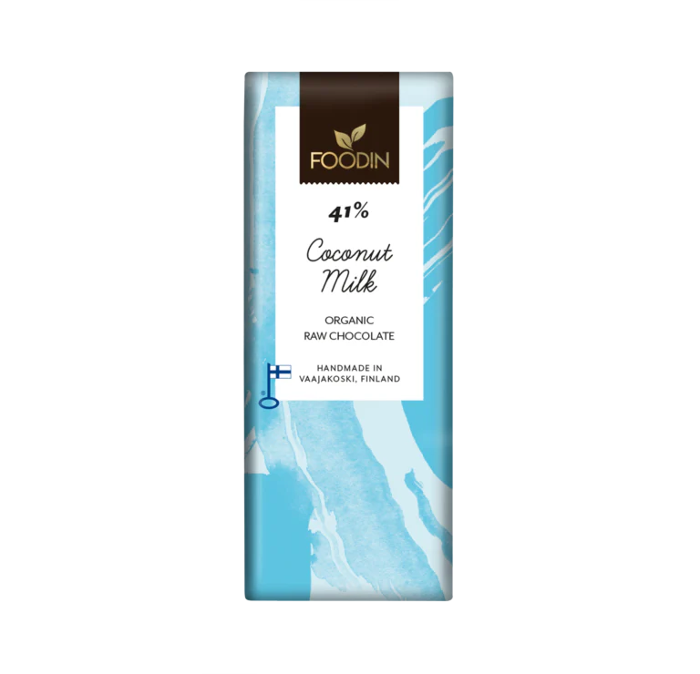 Foodin Luomu Raakasuklaa Coconut Milk 41%