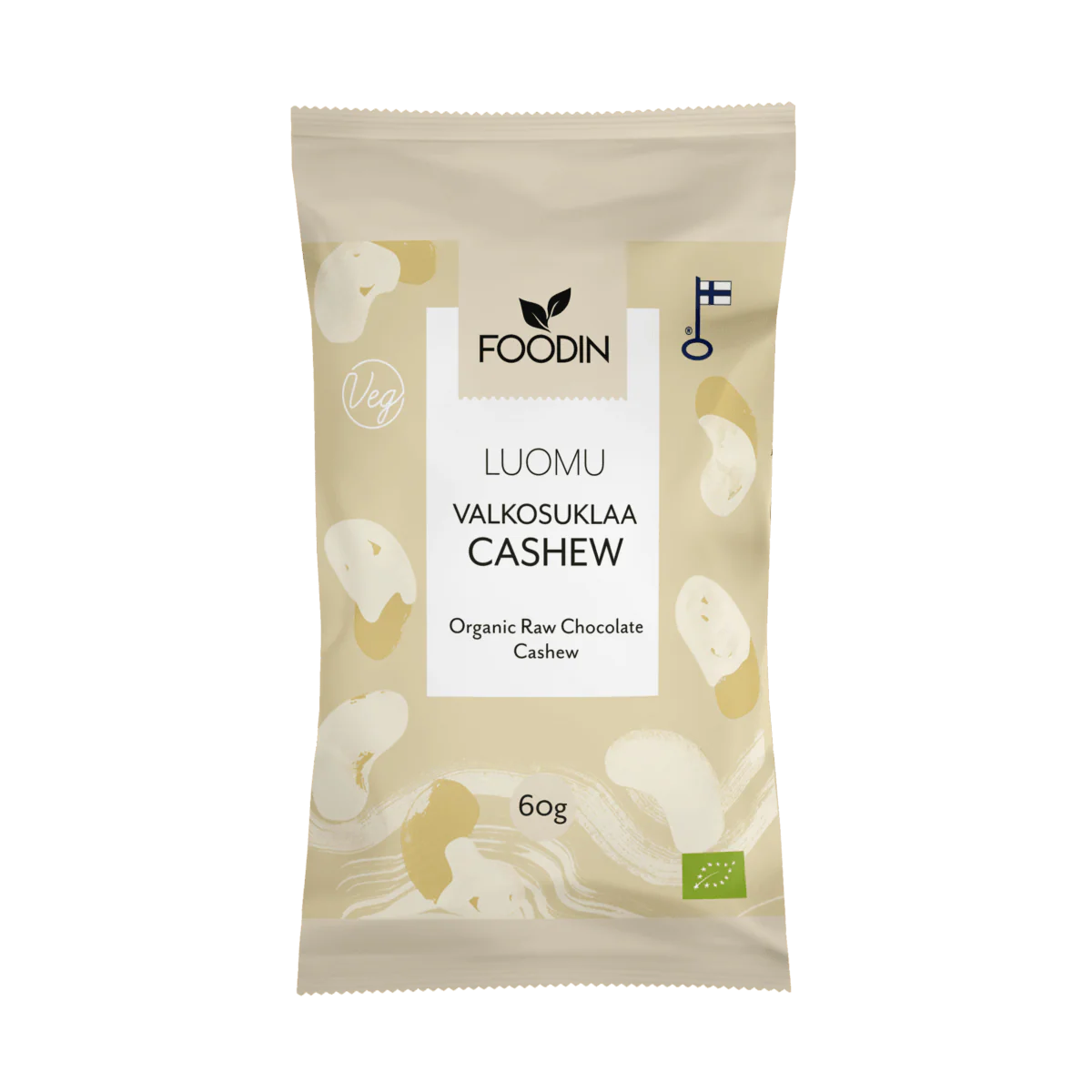 Foodin Luomu Valkosuklaacashew