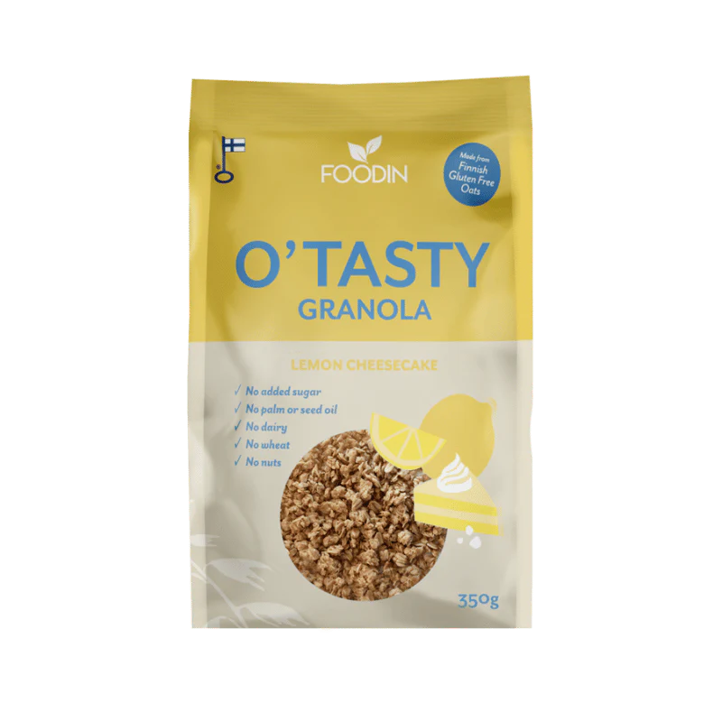 Foodin O`Tasty Kauragranola Lemon Cheesecake