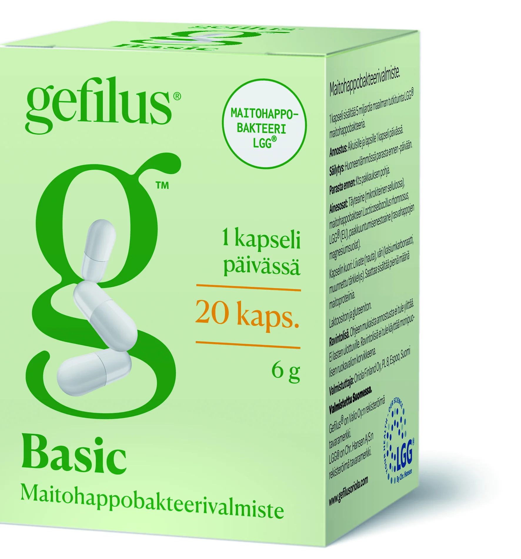 Gefilus Basic Maitohappobakteeri