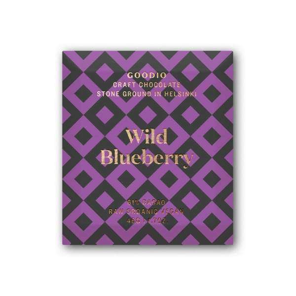 Goodio Luomu Wild Blueberry Raakasuklaa 61%