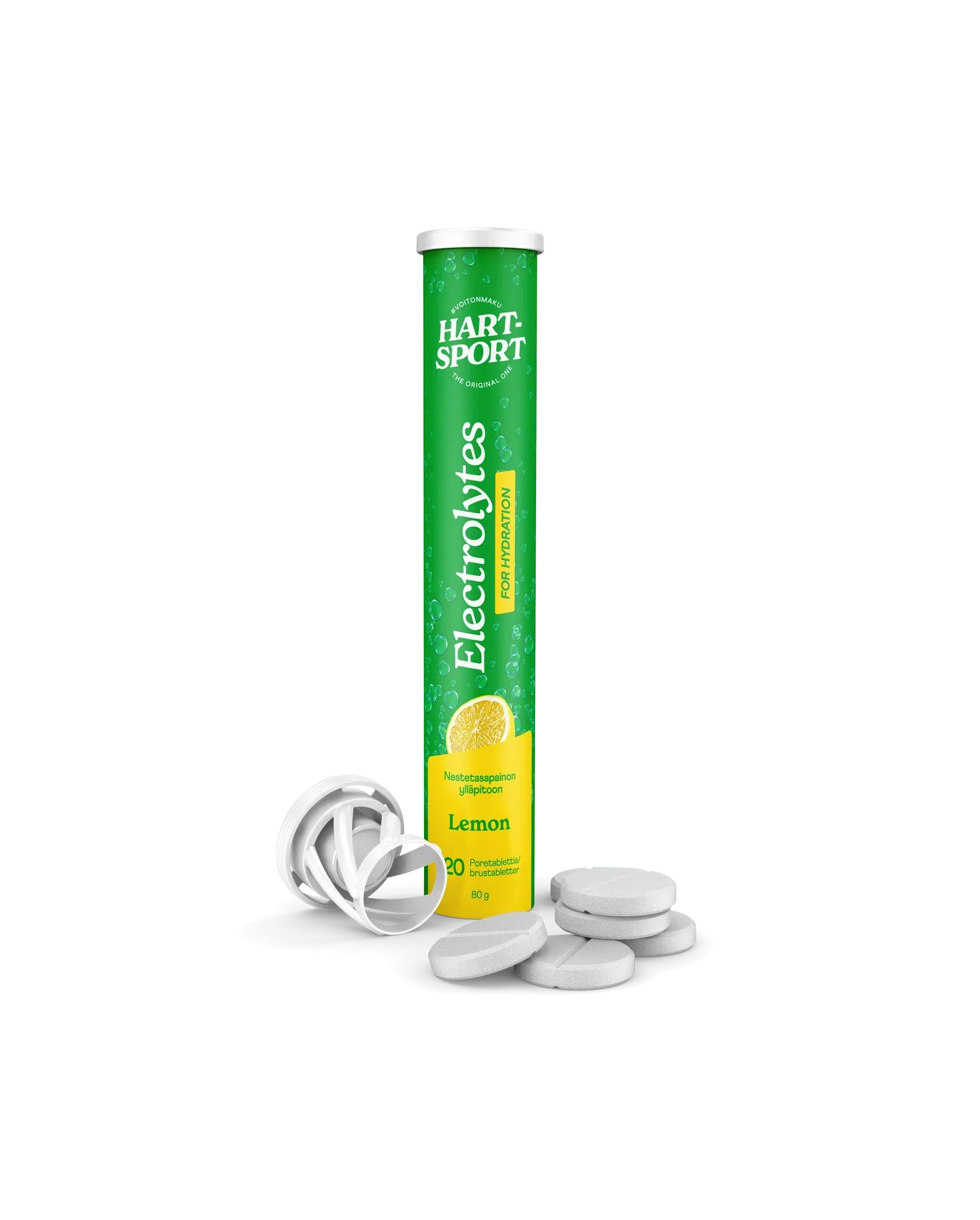 Hart-Sport Electrolytes Poretabletti Sitruuna  - 3-pack (Parasta ennen 31.03.2026)