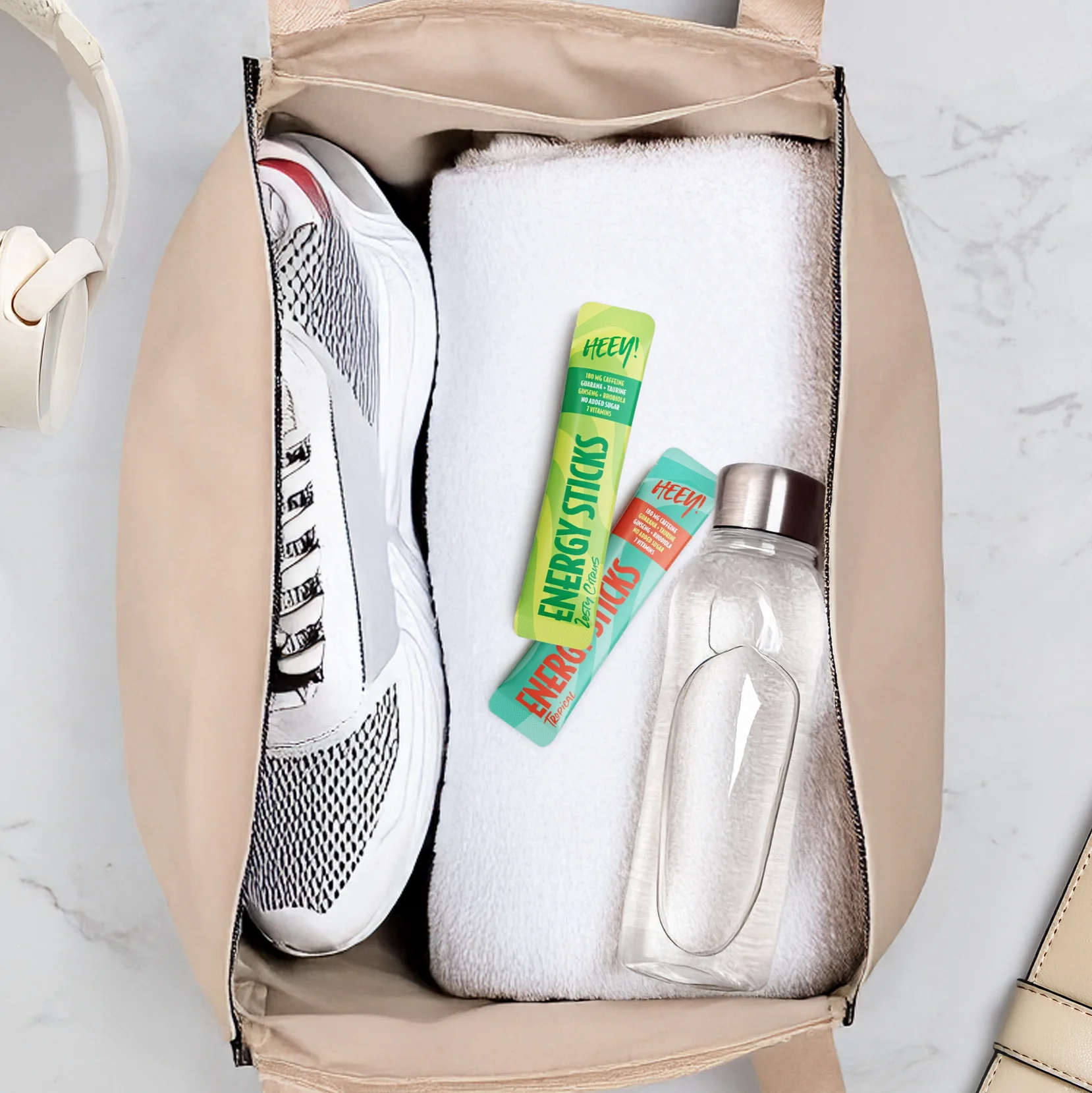 Heey! Energy Sticks Caffeine + Guarana Tropical - Image 4