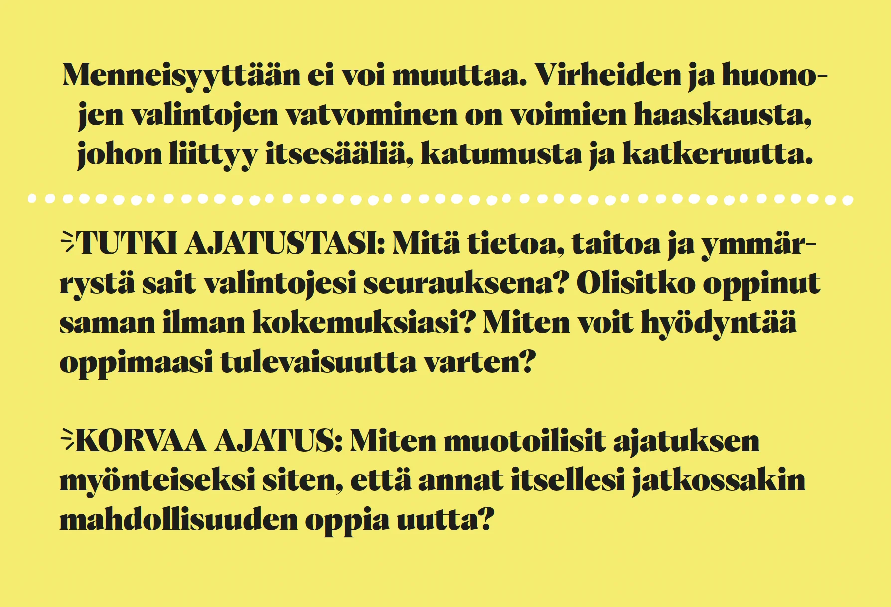 Hidasta Elämää Anna Itsellesi Mahdollisuus Asennekortit - Image 6